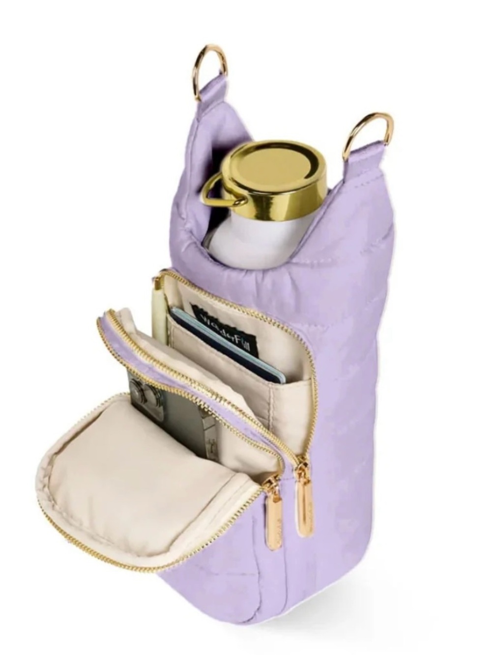 WanderFull Original Hydro Crossbody Bag in Quilted Lavender NWT